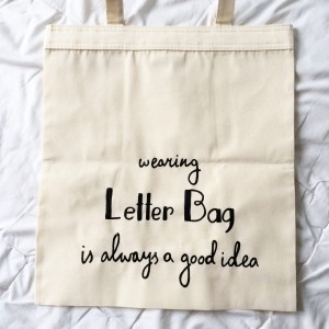wearing Letter Bag