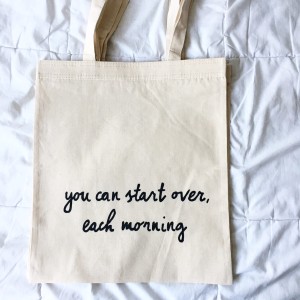 you can start