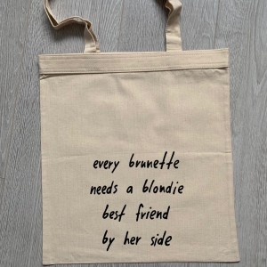 every brunette needs a blondie