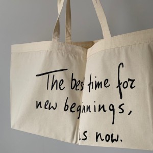 The best time for - BIG LETTER BAG