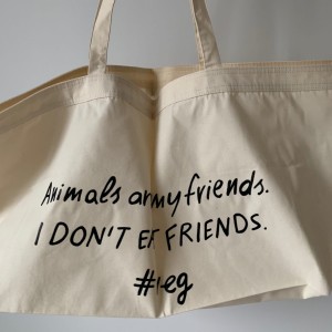 Animals VEG  -  BIG LETTER BAG